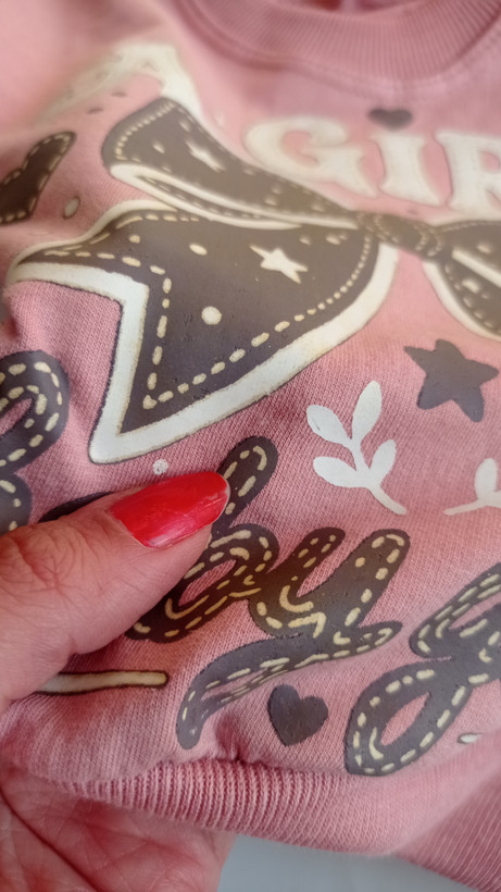 ست بلوز و شلوار دخترانه دورس پنبه طرح پاپیون سایز 35تا50