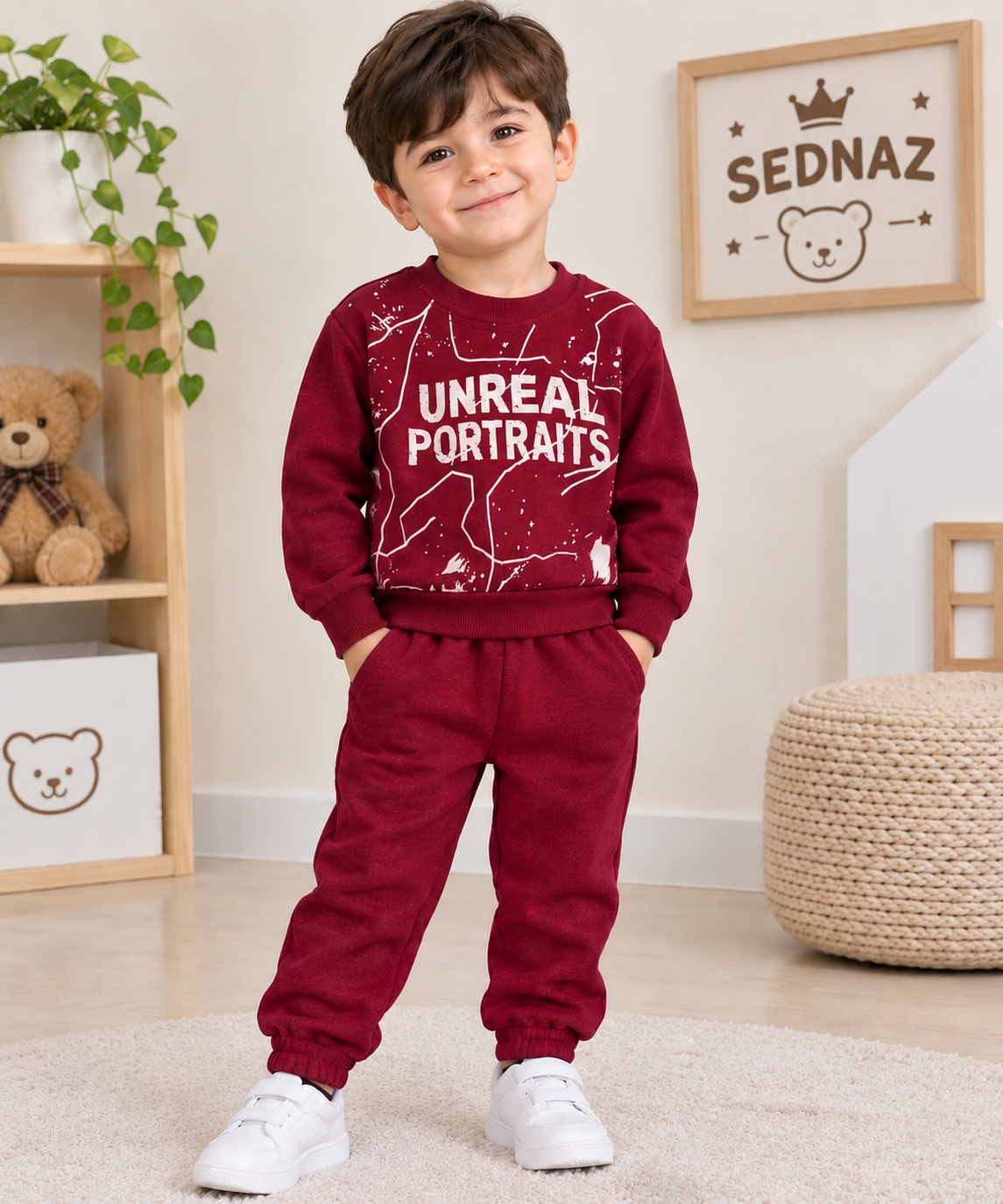 ست بلوز و شلوار پسرانه دورس توکرکی سایز 35تا55
